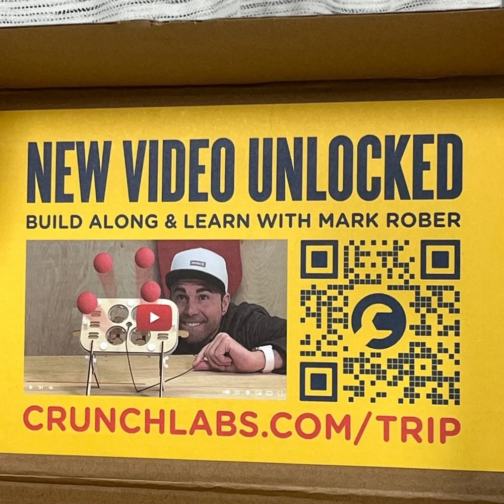 Crunch Labs Build Box Tripwire STEM Kit Mark Rober Engineering - PARTS ONLY READ